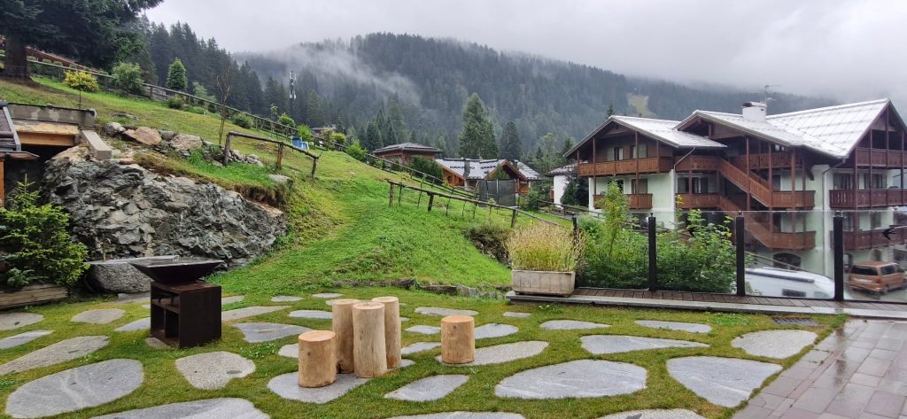 Deszcz w Madonna di Campiglio