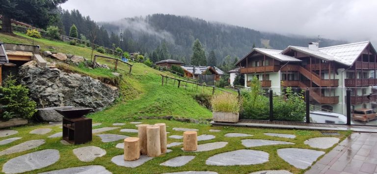 Deszcz w Madonna di Campiglio